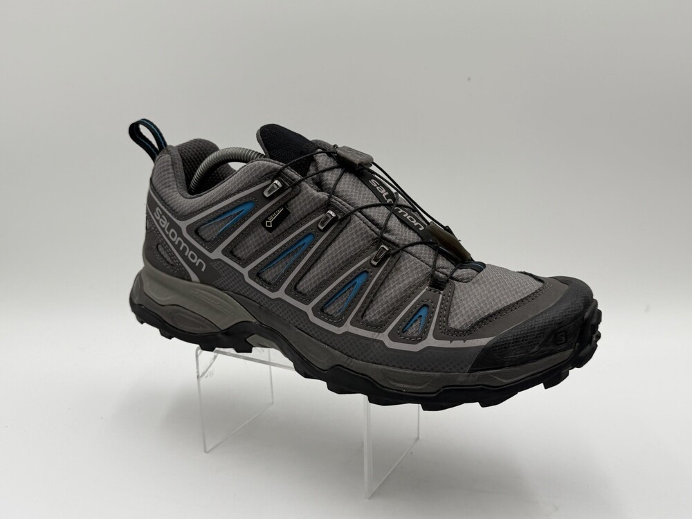 SALOMON  X ULTRA PIONEER  MENS 10.5 GORE-TEX WATERPROOF HIKING SHOES BLACK GREY